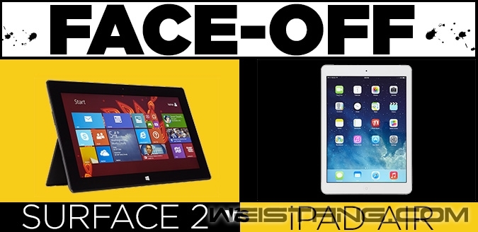 iPad Air�Ա�Surface 2