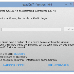 iOS 7Խٴθ£Evasi0n7 v1.0.4