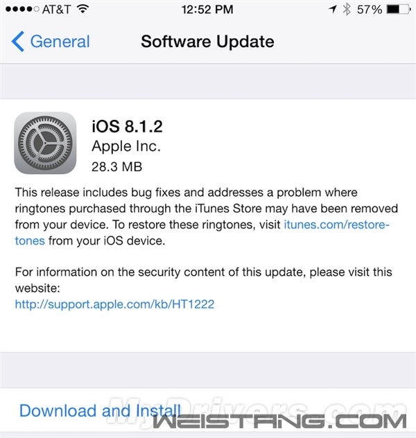 iOS 8.1.2ͻȻʧ