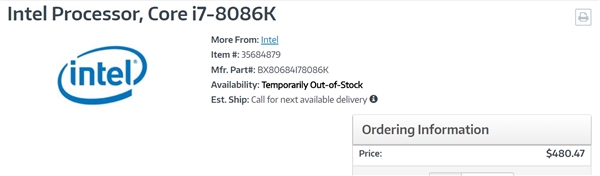 50 Intel i7-8086K洦68շ