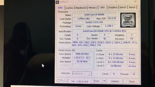 i9-9900K CineBench R15�ܷ��ع⣺8���ıƽ�10����i9-7900X