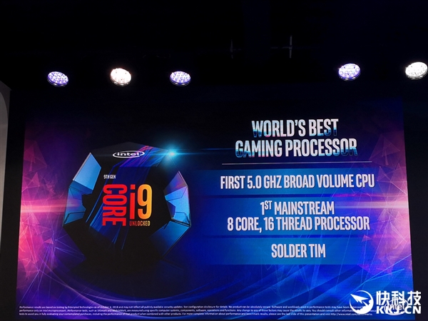 Intel��ʽ�����Ŵ����i9-9900K�״������˺ˣ��ռ�5GHz