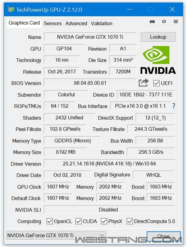 GPU-Z 2.12.0��������ð�Կ���������