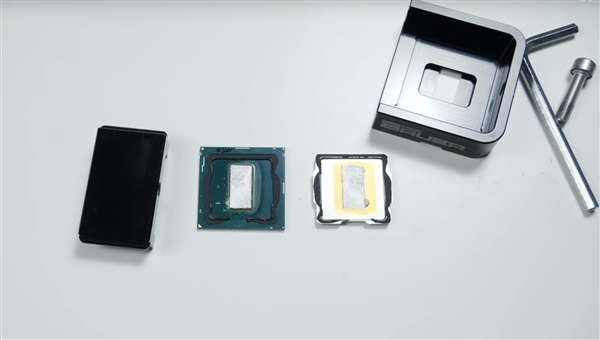 ���񿪸�i9-9900K��Һ̬��������ĥ�ں� �¶ȴ�