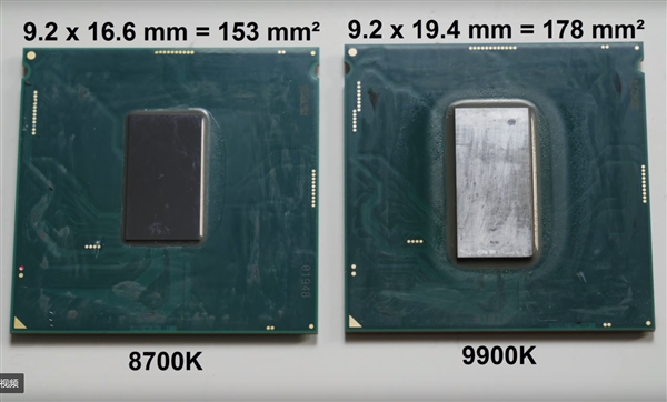 ���񿪸�i9-9900K��Һ̬��������ĥ�ں� �¶ȴ�