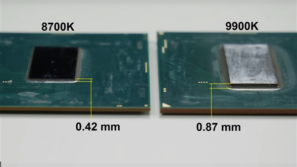 ���񿪸�i9-9900K��Һ̬��������ĥ�ں� �¶ȴ�