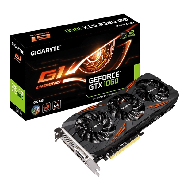 �����׷�GDDR5X�Դ��GTX 1060��G1 Gaming������