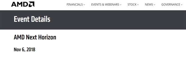 AMD����11��6�վٰ�Next Horizon���7nm Zen2/VegaҪ����