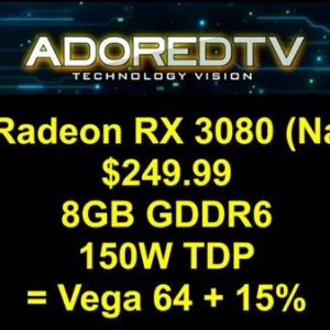 Ԥ��AMD RX 3080�Կ���Navi�ܹ�����������80%