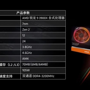 AMD Ryzen 9 3900�������ع� ����̫��ϲ
