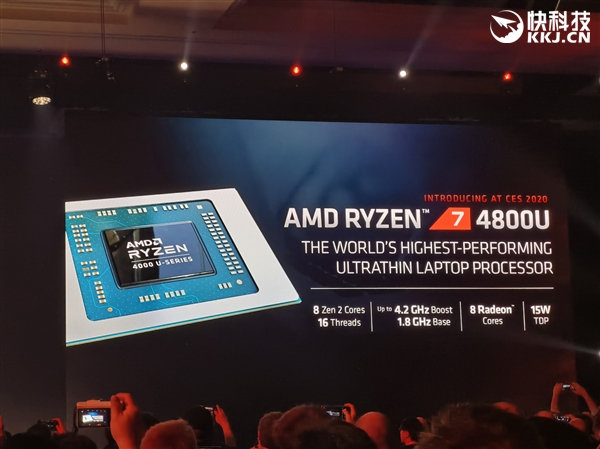 �ᱡ���״�8�ˣ�AMD��������4000U��7nm Zen2����15W