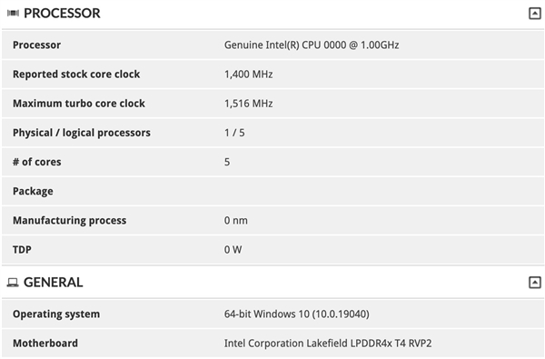 ΢��˫��Surface Neo��Intel 3D��װ5�������ࣺƵ�ʽ�1.4GHz 
