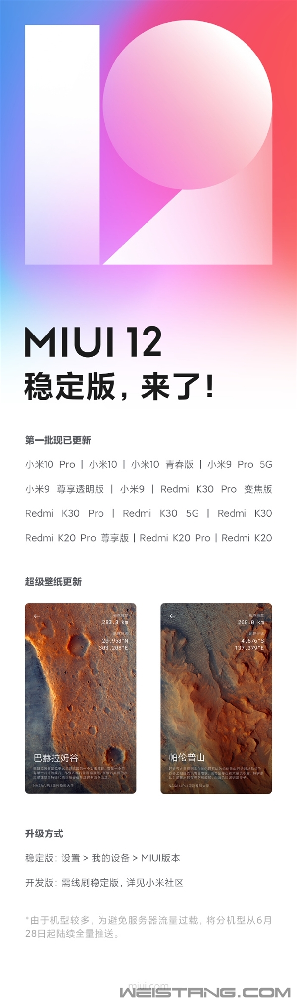 MIUI 12�ȶ�����ʽ����ȫ�����ͣ�����֧��13��