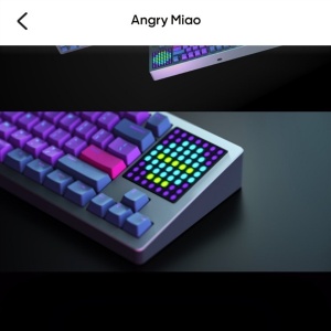 屏幕和键盘结合！Angry Miao键盘新品曝光