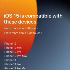 ƻʽiOS 15 ֧iPhone 6Sϻ