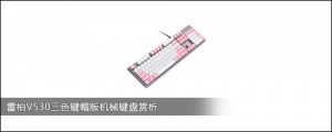 雷柏V530三色键帽版机械键盘赏析