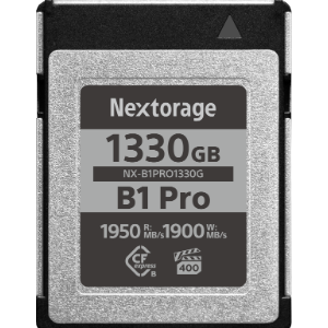 写入可达1.9GB/s！Nextorage发布世界最快CFExpress Type B存储卡