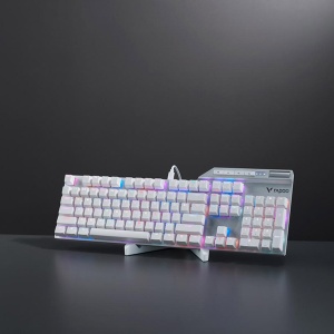 全尺寸RGB热插拔 雷柏V700DIY热插拔型幻彩背光游戏机械键盘上市