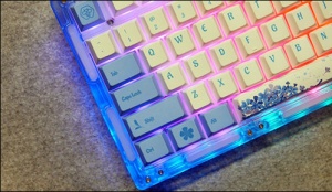 Miel M75 Blue Flurry蓝雪花三模机械键盘分享