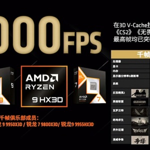 X3D CPU��Ϸ֡���Ѵ�1000FPS ����AMDЦ��Ц�žͿ���