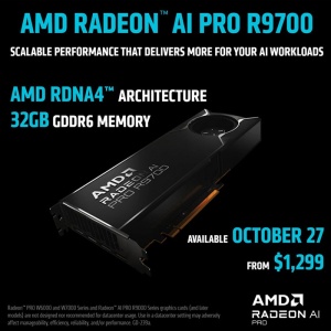 AMD��ǿRDNA4�Կ���Radeon AI PRO R9700�ۼ۹���